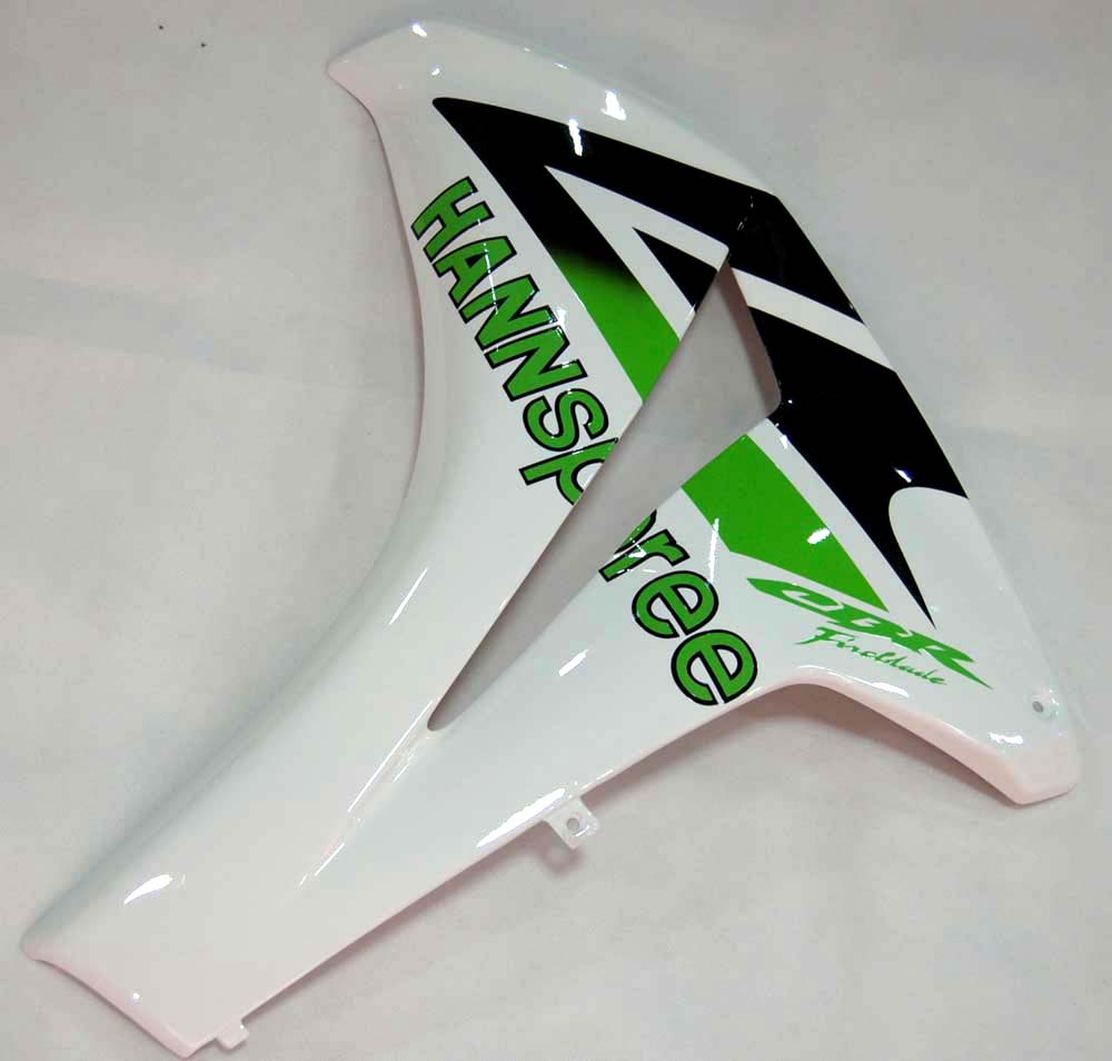 Carenados 2008-2011 Honda CBR 1000 RR Blanco Verde Hannspree Genérico