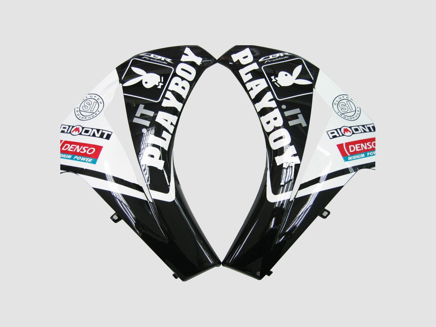 Carenados 2008-2011 Honda CBR 1000 RR Negro Blanco Playboy Genérico