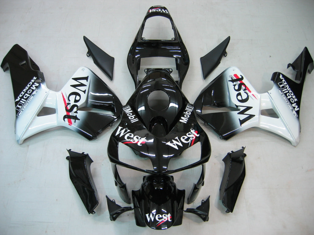 Carenados 2003-2004 Honda CBR 600 RR Negro Oeste Genérico