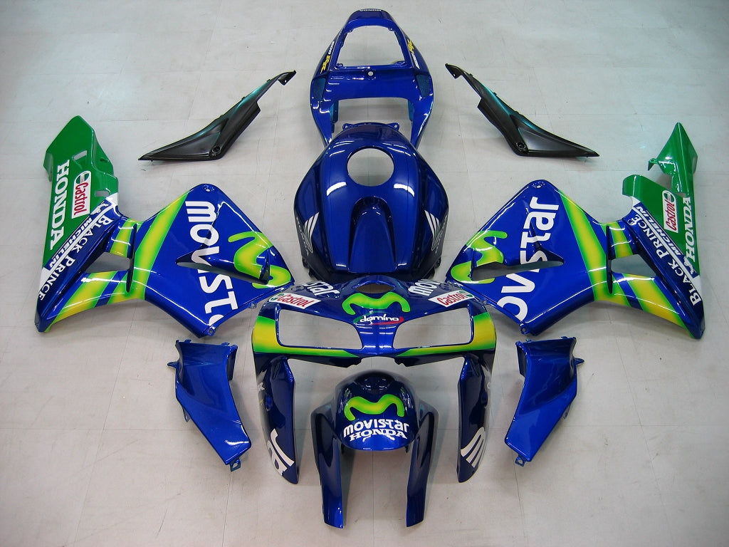 Carenados 2005-2006 Honda CBR 600 RR Azul &amp; Verde Movistar Generic