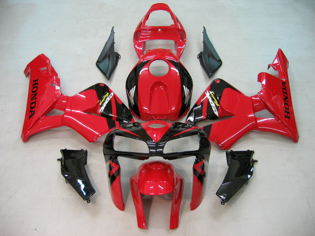 Carenados 2005-2006 Honda CBR 600 RR Rojo y Negro CBR Honda Generic