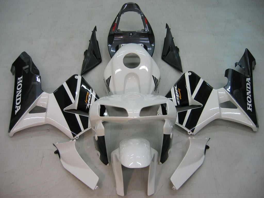 Carenados 2005-2006 Honda CBR 600 RR blanco y negro CBR genérico