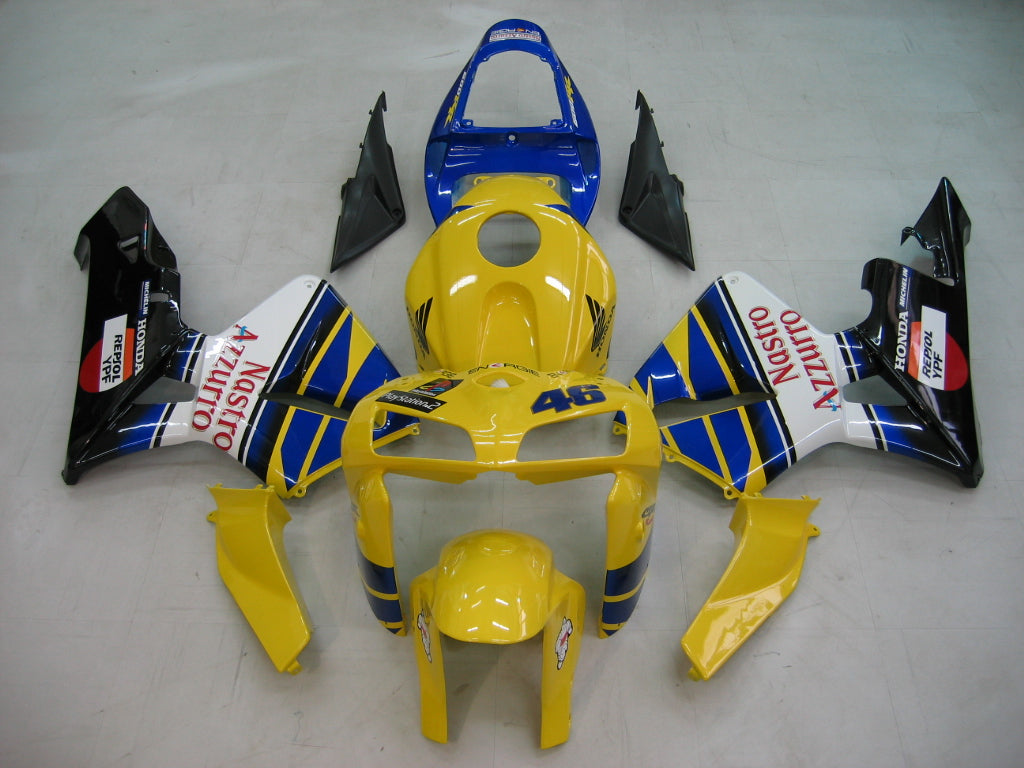 Carenados 2005-2006 Honda CBR 600 RR Amarillo No.46 Azzurro Genérico