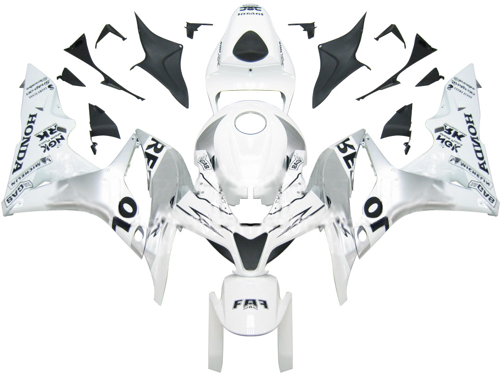 Fairings 2007-2008 Honda CBR 600 RR Silver & White Repsol Generic