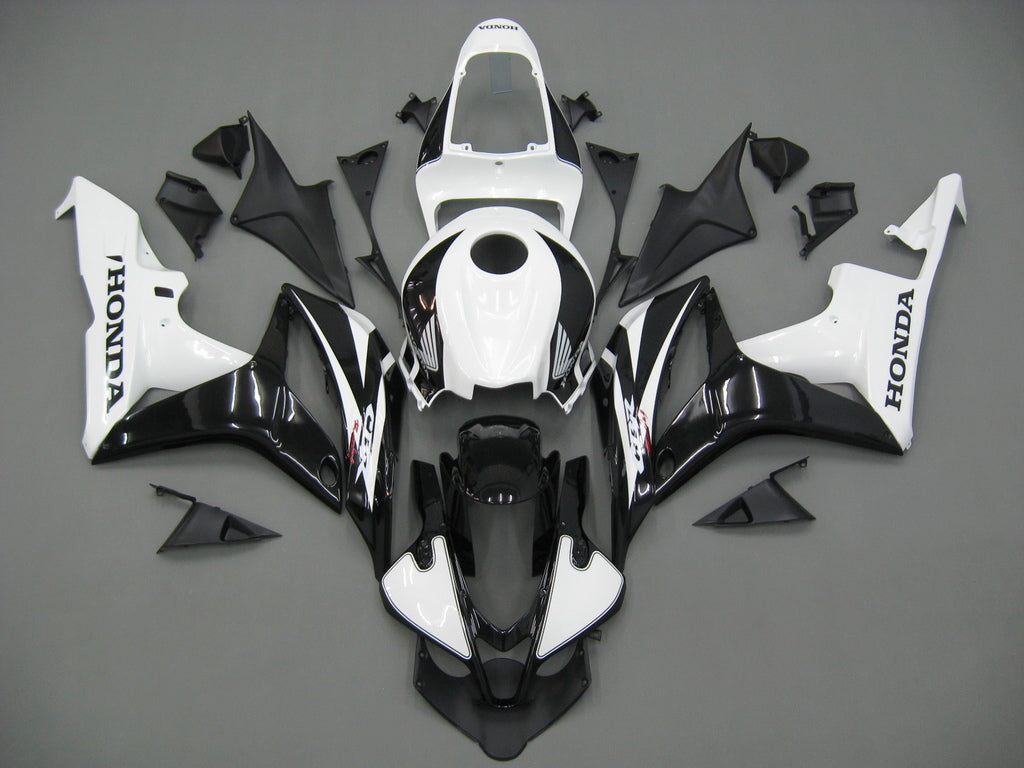 Fairings 2007-2008 Honda CBR 600 RR Black & White CBR Generic