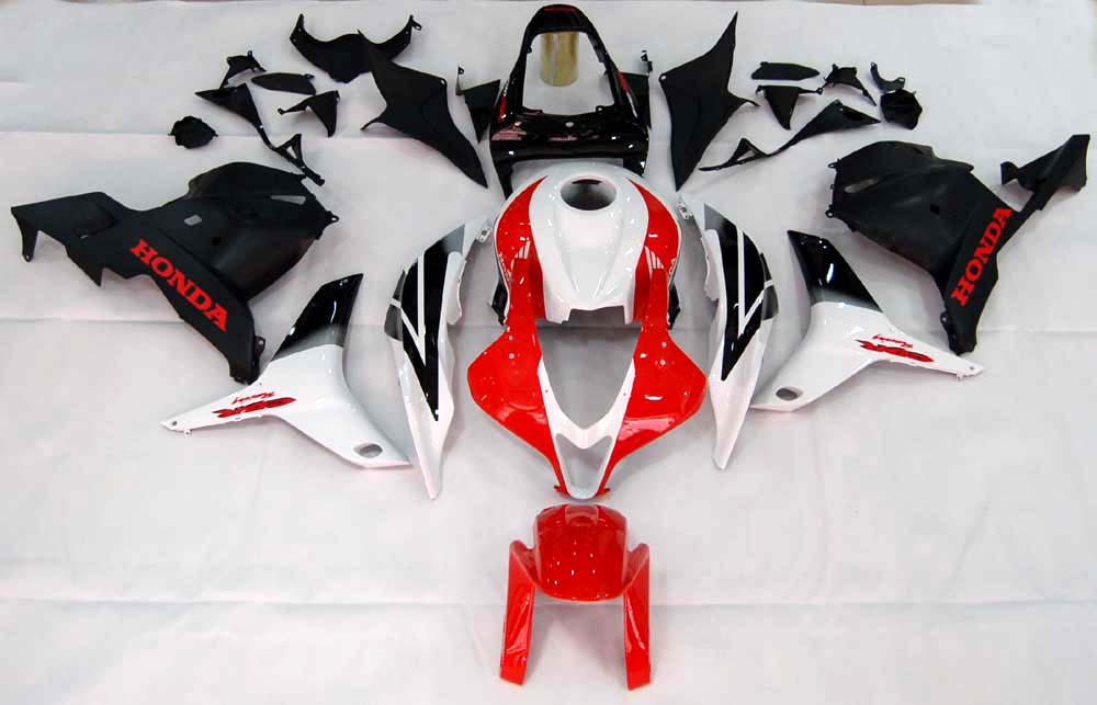 Fairings 2009-2012 Honda CBR 600 RR Red White Black CBR Generic