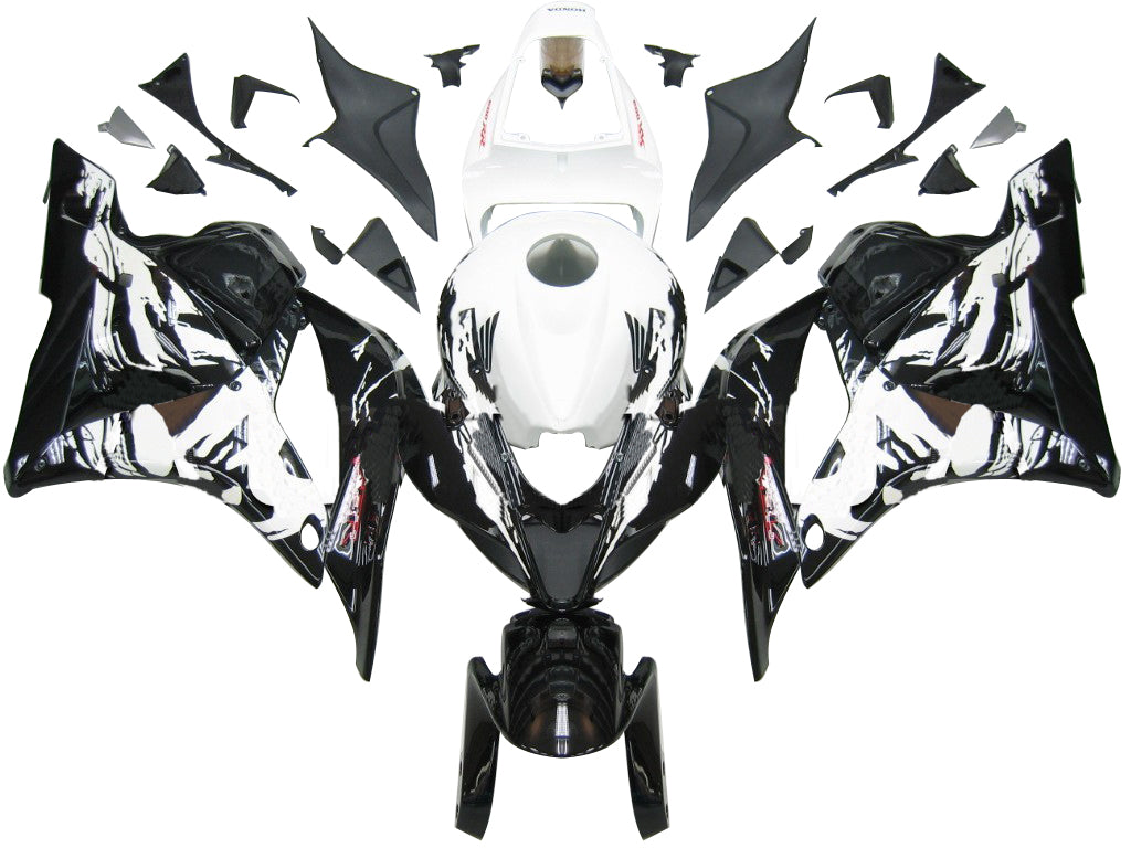 Fairings 2009-2012 Honda CBR 600 RR Black & White Tribal Generic