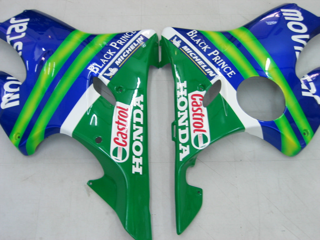 Fairings 2001-2003 Honda CBR 600 F4i Blue & Green Movistar Generic