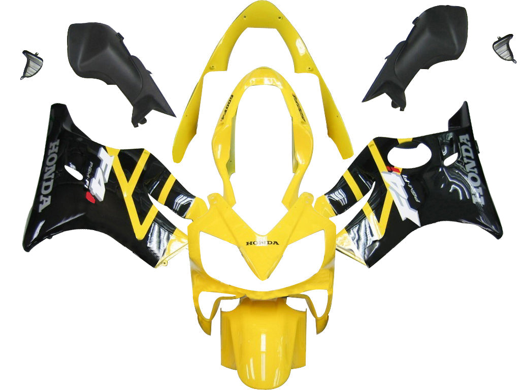 Fairings 2004-2007 Honda CBR 600 F4i Yellow & Black F4i Generic