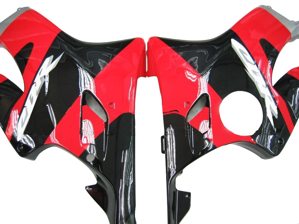 Fairings 2004-2007 Honda CBR 600 F4i Silver Red Black CBR Generic