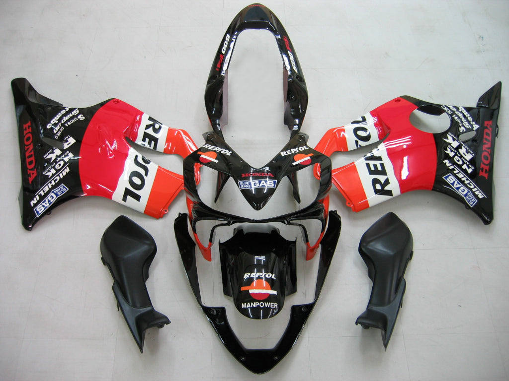 Fairings 2004-2007 Honda CBR 600 F4i Black Repsol