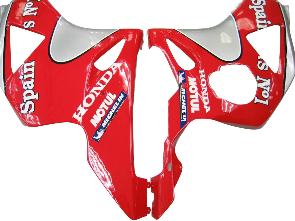 Fairings 2002-2003 Honda CBR 954 RR Red & Silver No.2 Spin's Generic