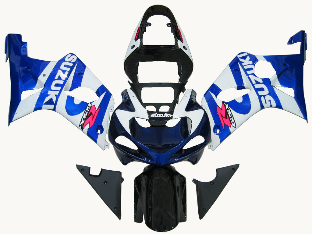 Carenados 2000-2002 Suzuki GSXR 1000 Azul y Negro GSXR Genérico