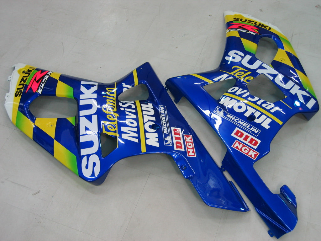 Carenados 2000-2002 Suzuki GSXR 1000 Azul Movistar Genérico