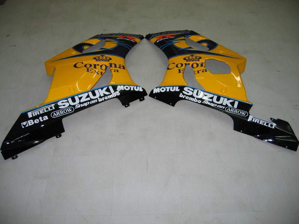 Fairings 2003-2004 Suzuki GSXR 1000 Yellow & White Corona Generic