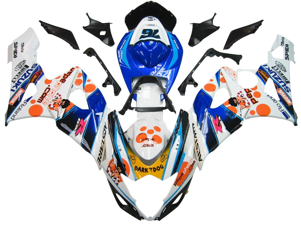 Fairings 2005-2006 Suzuki GSXR 1000 Multi-Color pepephone Generic