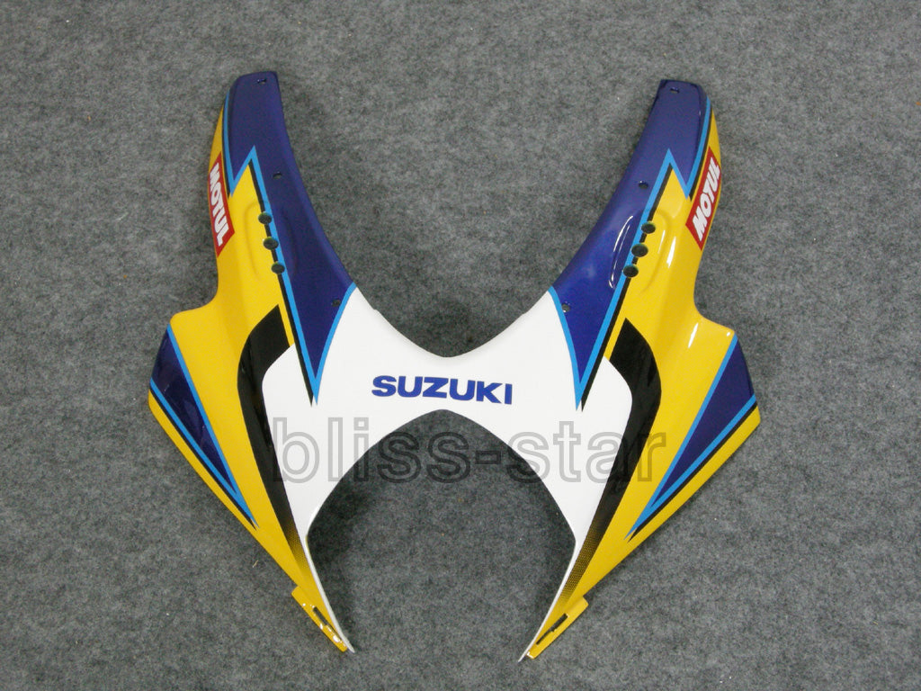 Carenados 2007-2008 Suzuki GSXR 1000 amarillo y azul Alstare genérico