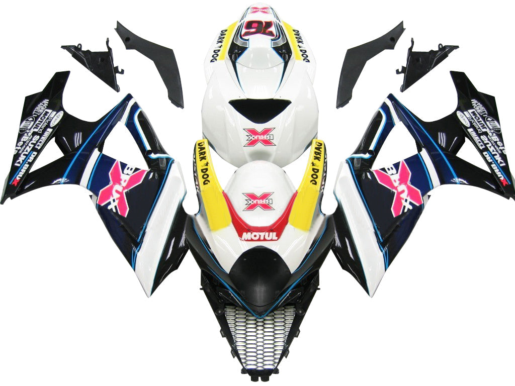 Carenados 2007-2008 Suzuki GSXR 1000 Multicolor Brux Genérico