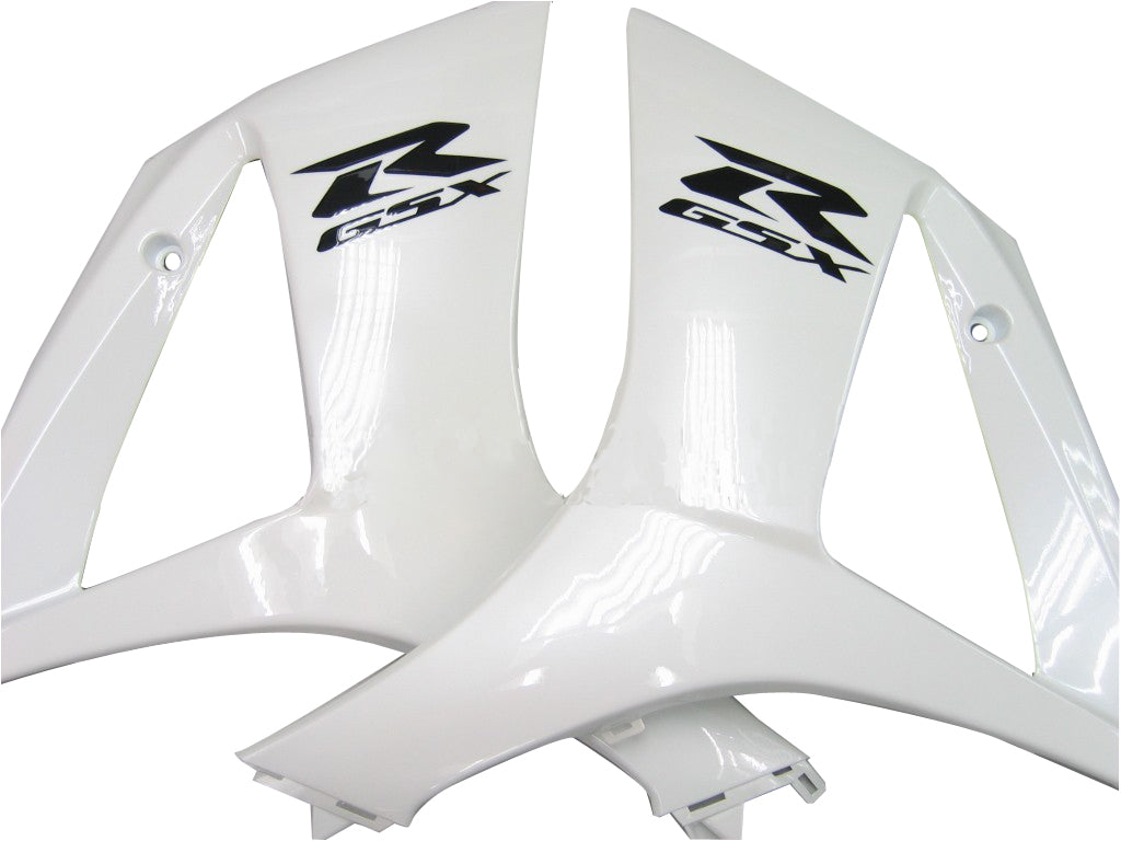 Fairings 2007-2008 Suzuki GSXR 1000 White & Black GSXR Generic