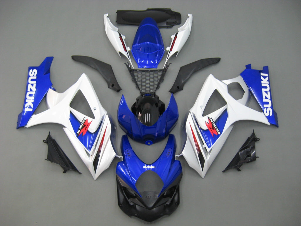 Fairings 2007-2008 Suzuki GSXR 1000 Blue & White GSXR Generic