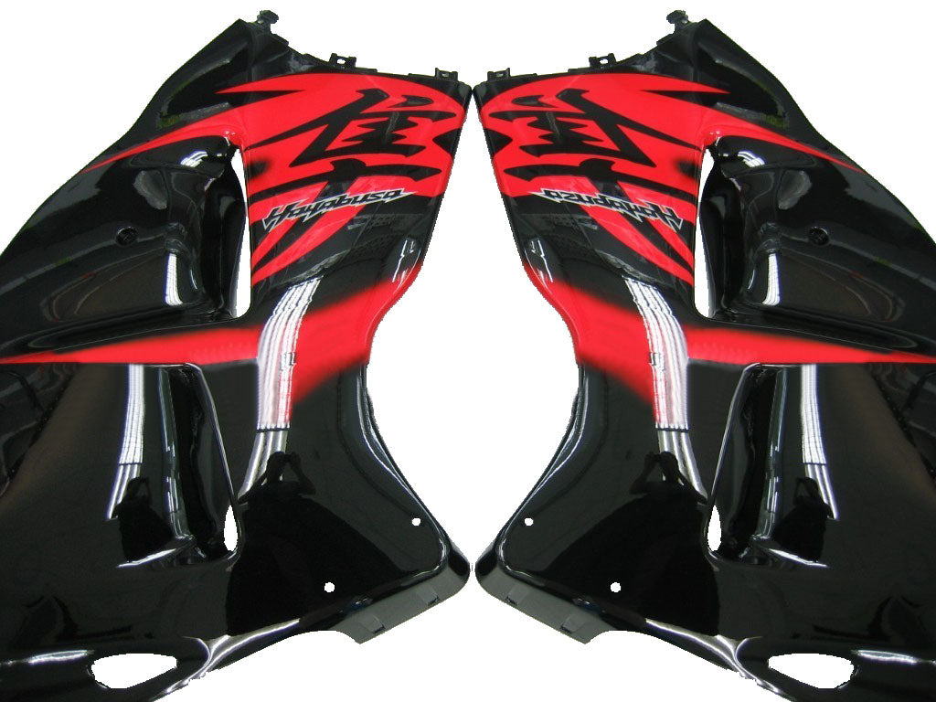 Fairings 1999-2007 Suzuki GSX1300 Hayabusa Black and Red Hayabusa Generic