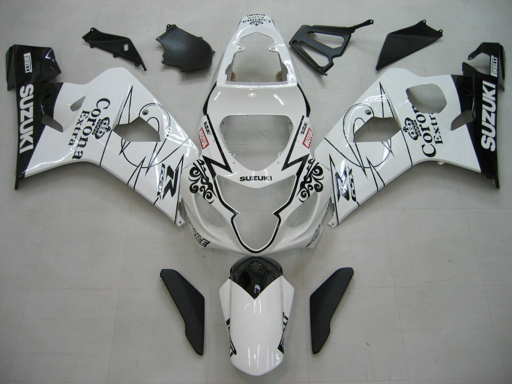 Carenados 2004-2005 Suzuki GSXR 600 750 Blanco Alstare Corona Genérico