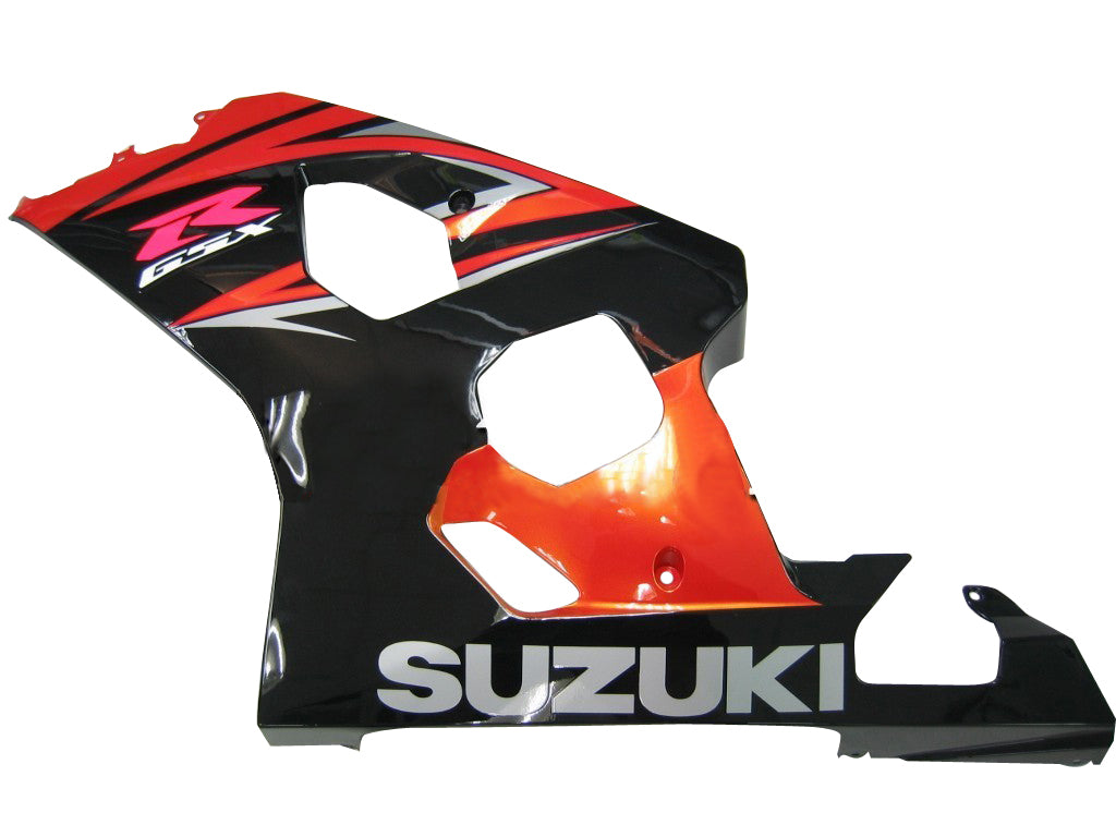 Carenados 2004-2005 Suzuki GSXR 600 750 Negro Naranja GSXR Genérico