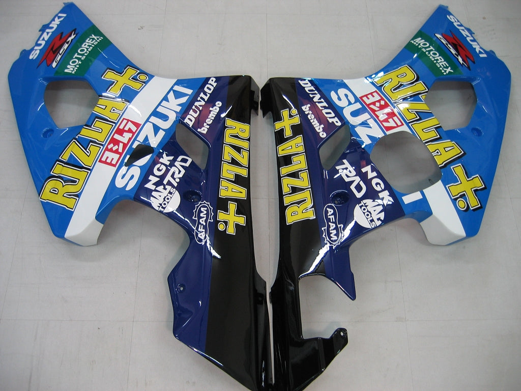 Carenados 2004-2005 Suzuki GSXR 600 750 Azul Rizla GSXR Genérico