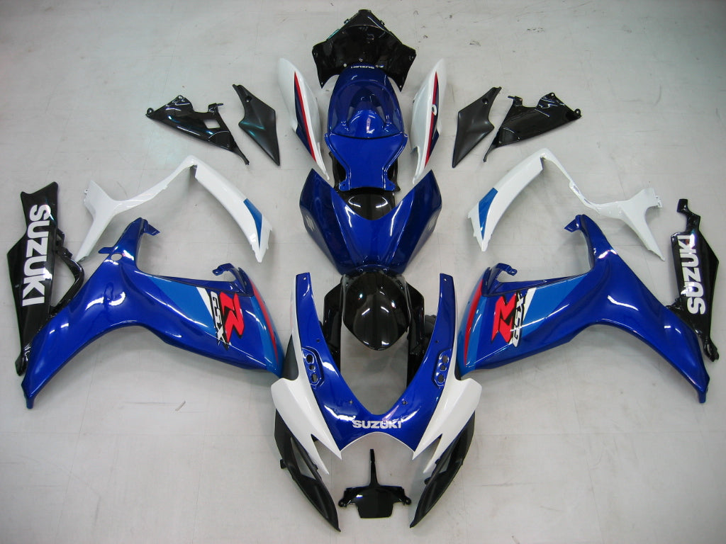 Fairings 2006-2007 Suzuki GSXR 600 750 Blue & White GSXR Generic