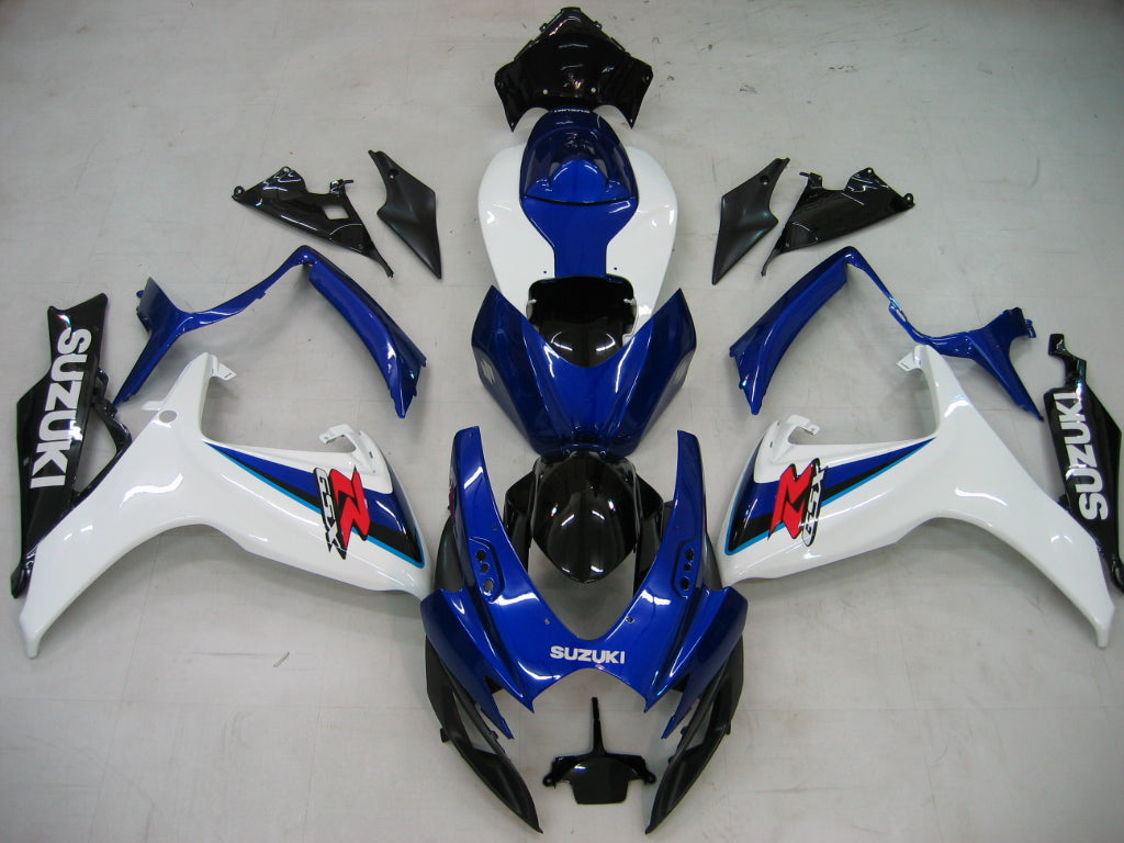 Fairings 2006-2007 Suzuki GSXR 600 750 White Blue Black GSXR Generic