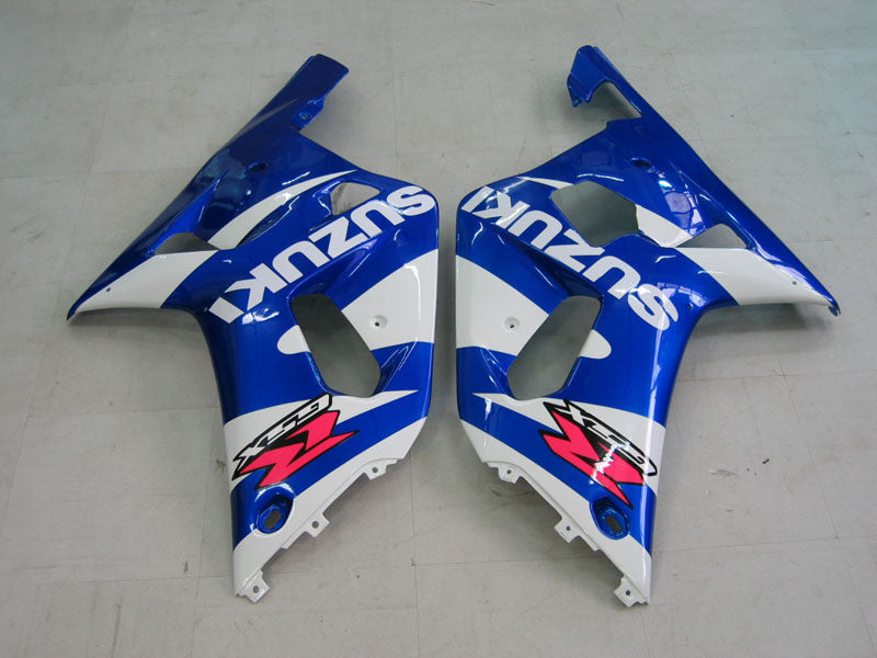 Carenados 2001-2003 Suzuki GSXR 750 Azul y Blanco Suzuki GSXR Genérico