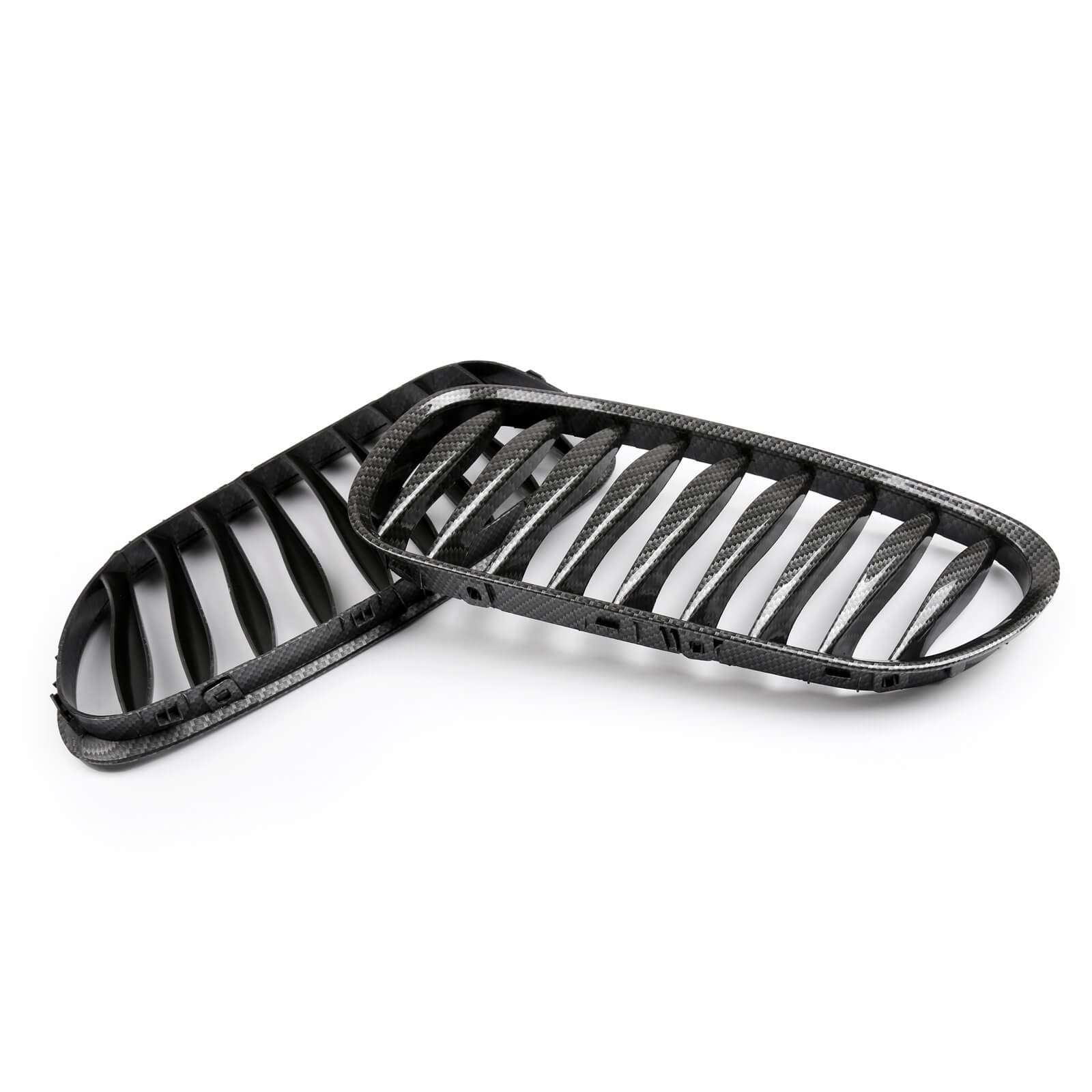 BMW Grille 2x parachoques delantero deporte riñón parrilla para BMW Z4 E85 E86 2003-2008 genérico