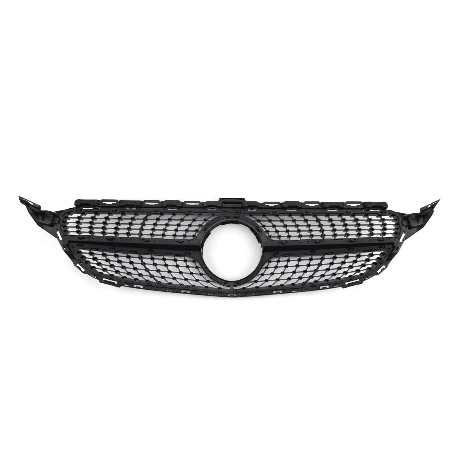 W205 C Class C250 C300 C400 2015-2018 Benz New Front Diamond Grill Replacement Grille