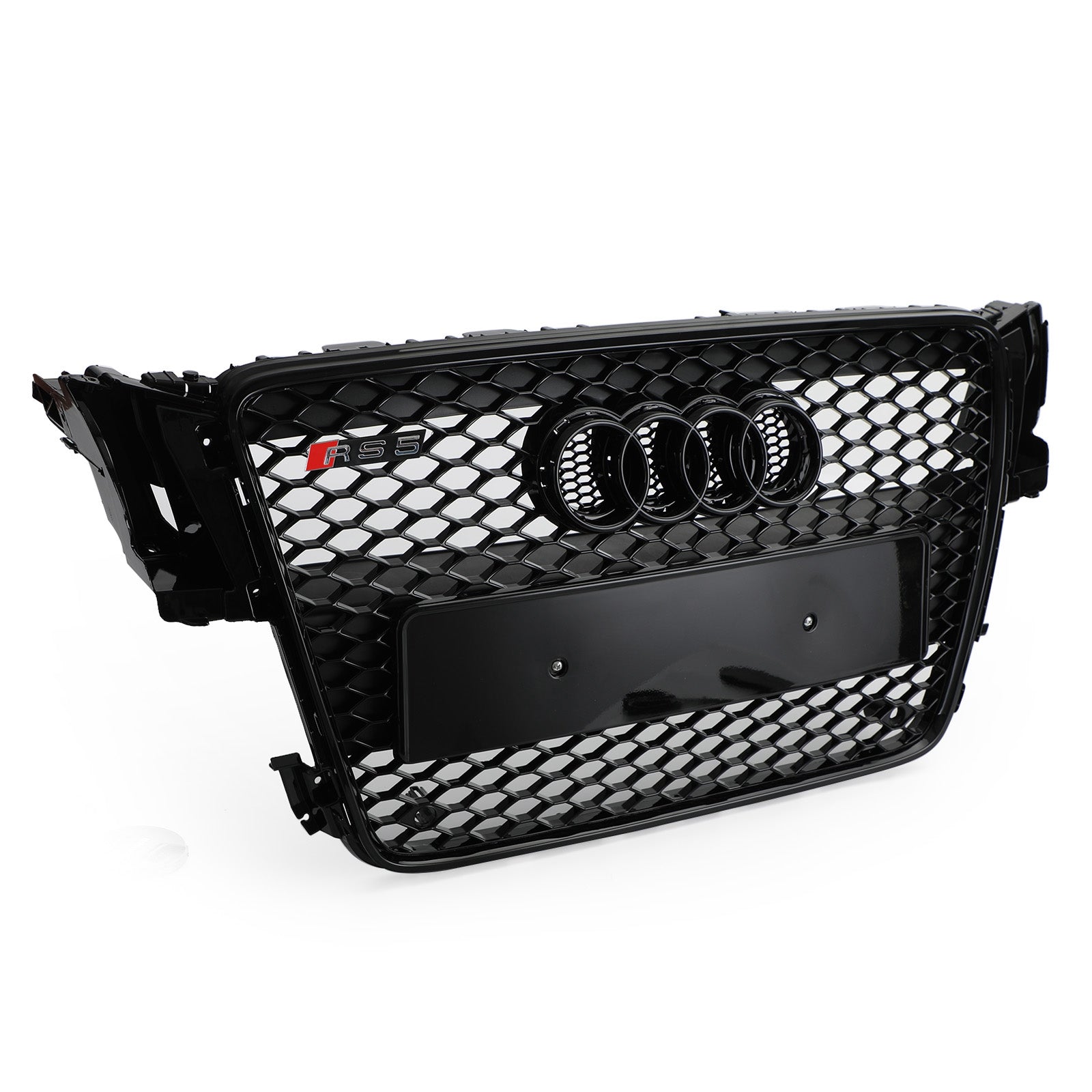 2008-2012 AUDI A5 S5 B8 Grill Replacement RS5 Style Hood Honeycomb Sport Mesh Grille Generic