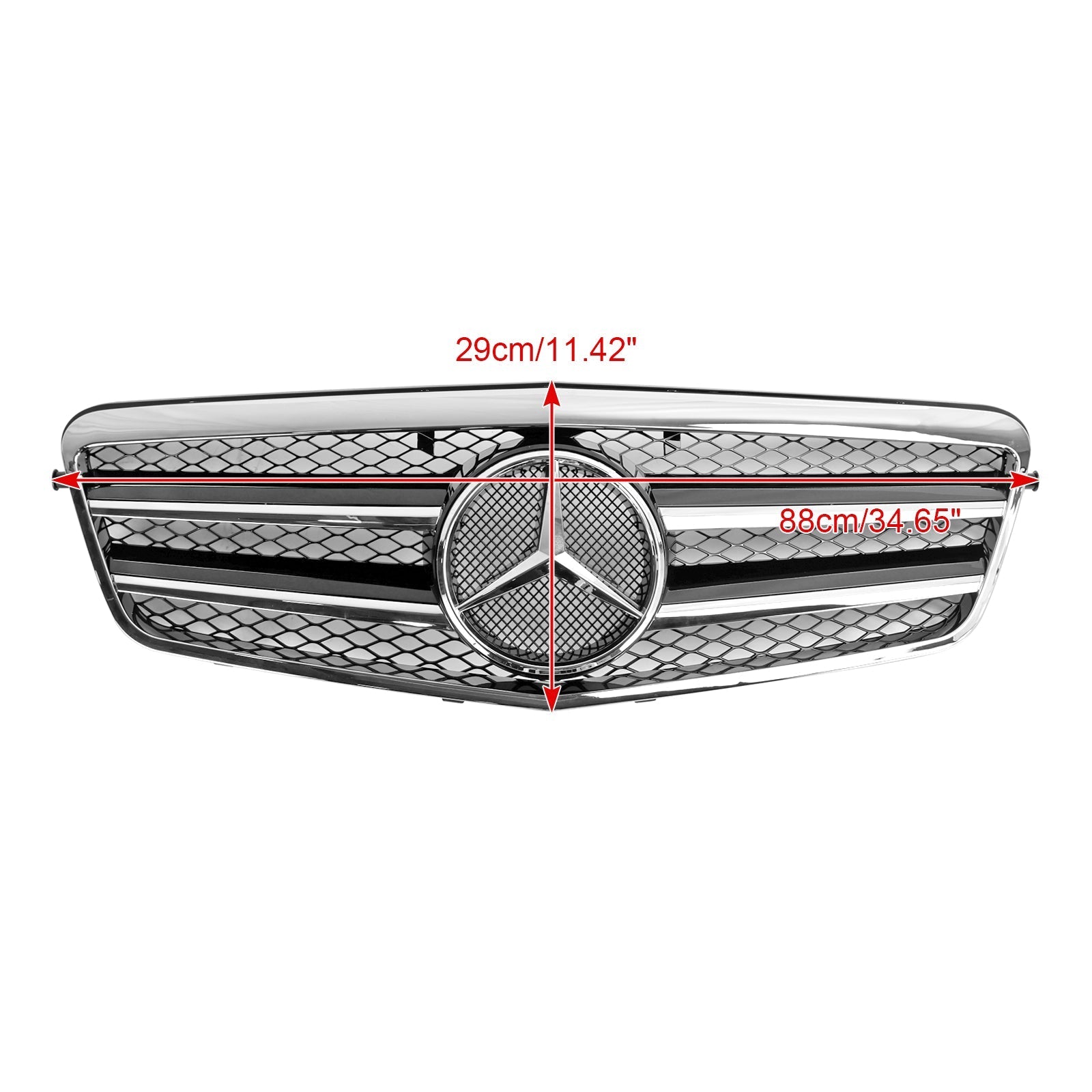 Mercedes-Benz Clase E W212 E350 E550 2010-2013 Parrilla de parachoques delantero