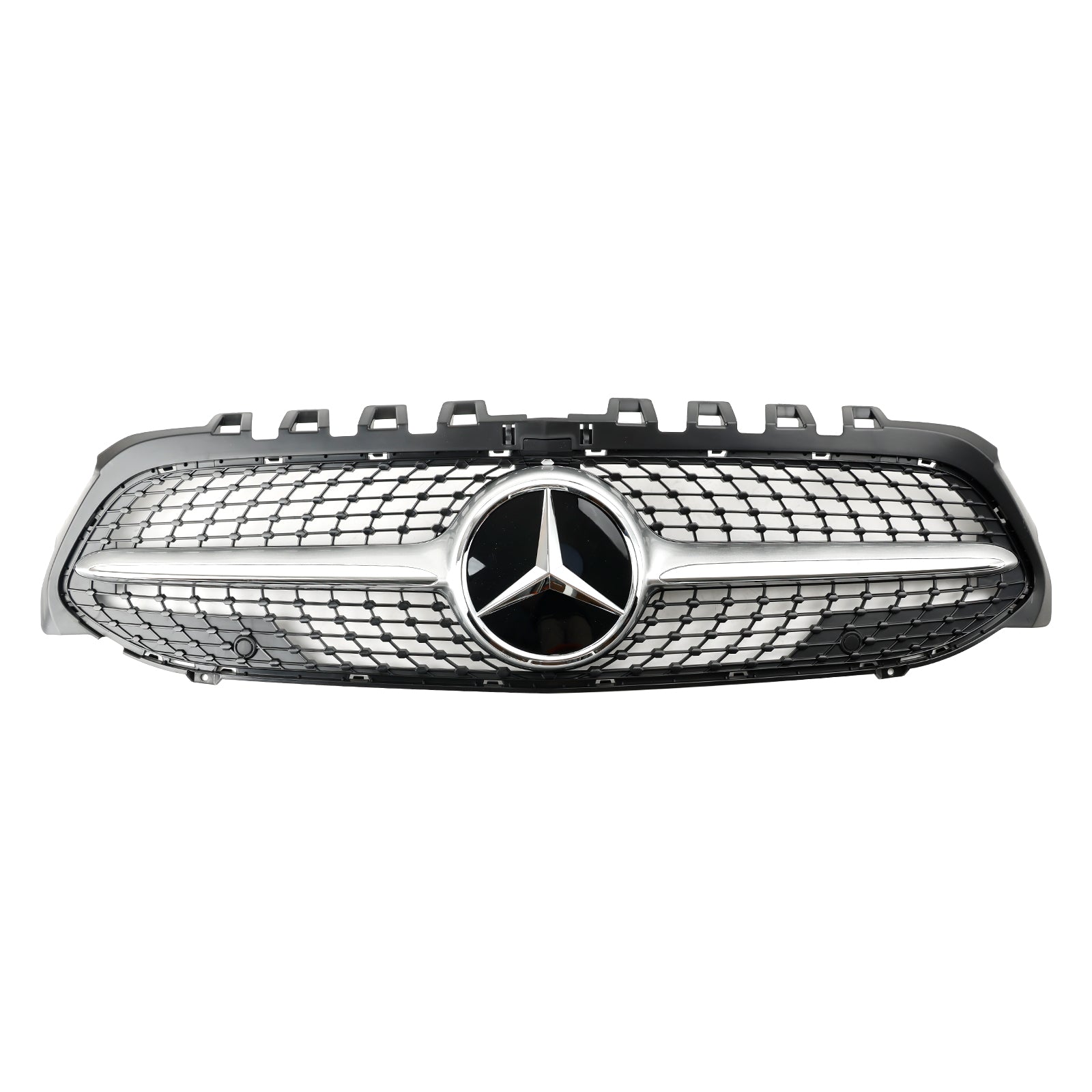 Parrilla de parachoques delantero Black Diamond para Benz Clase A W177 2019-2023