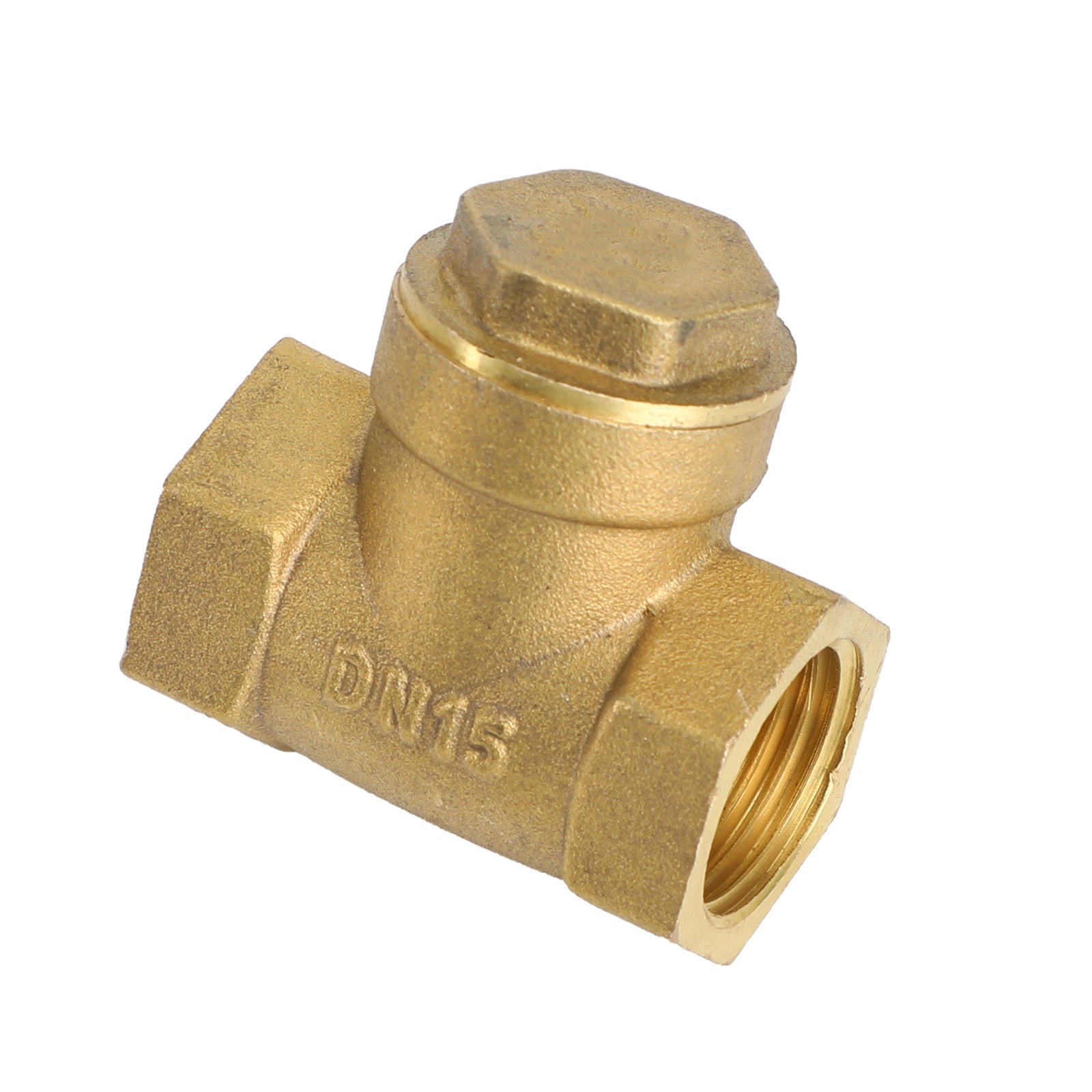 1/2" 3/4" 1" 2" Female Thread Brass Horizontal Non-Return Swing Check Valve