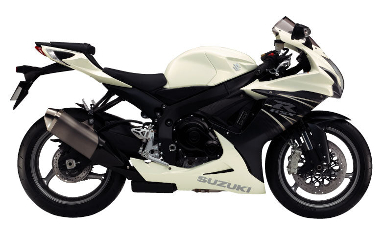 Carenados Plasticos Suzuki GSXR 600/750 2011-2024 K11 Blanco Negro GSXR Generic