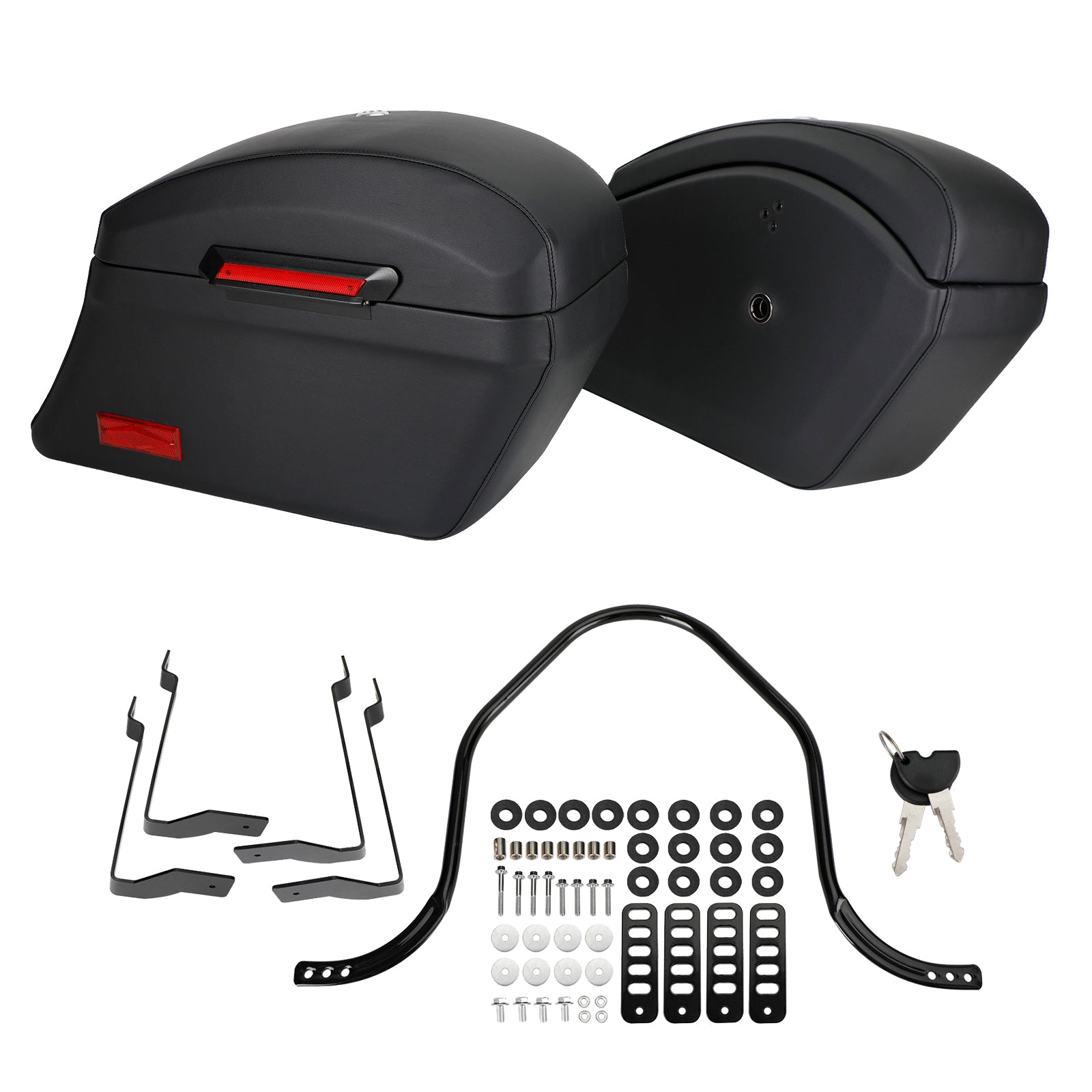 Kit de montaje resistente y alforjas rígidas para Fat Boy Softai Road King