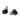 4x Universal Motorcycle Black Skull License Number Plate Frame Screw Bolt