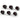 6x Universal Motorcycle Black Skull License Number Plate Frame Screw Bolt