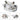 Rear Brake Caliper for Yamaha ATV Raptor 700 700R YFM700R 2006-2012 w/Pads