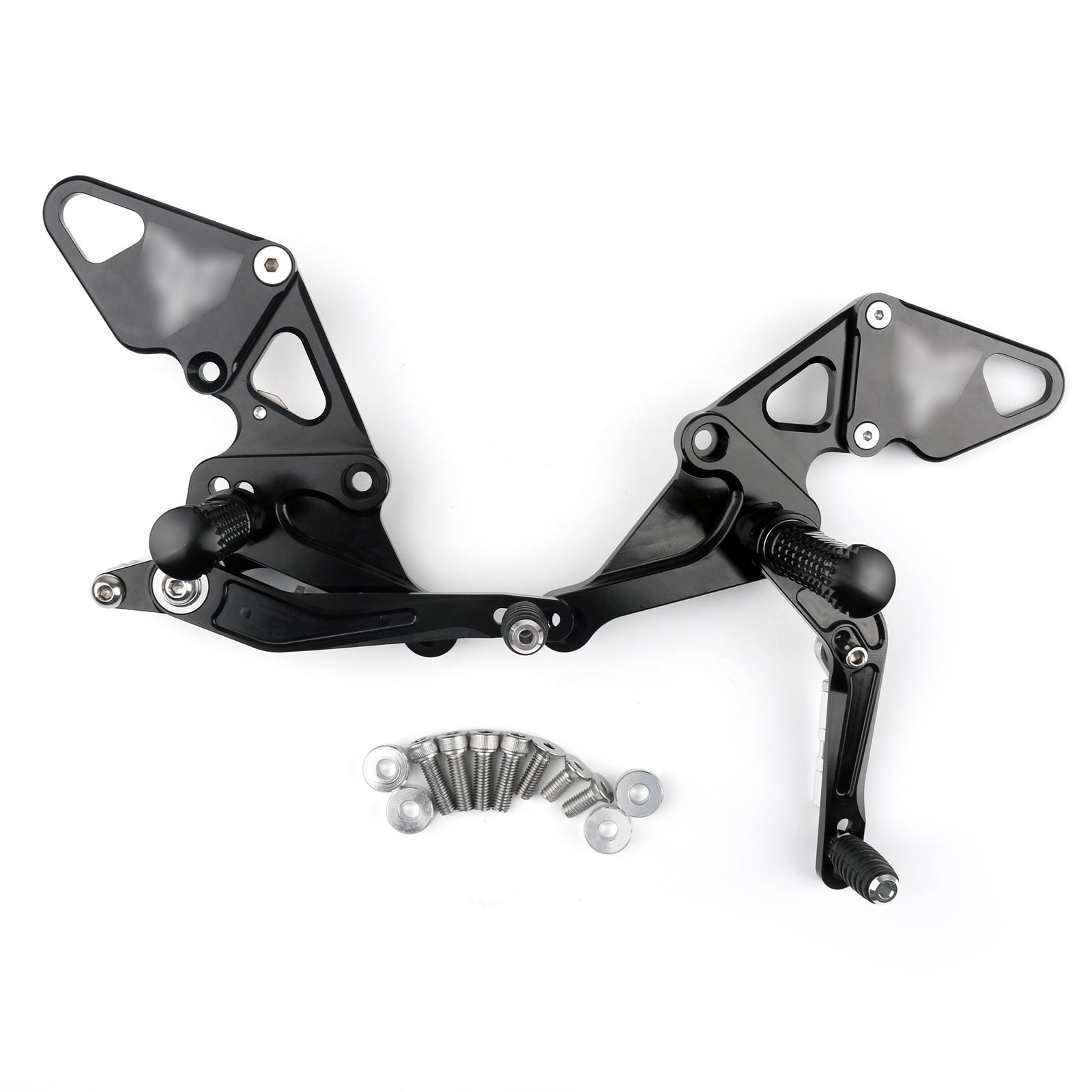 Aluminum Rear Sets Footpegs Footrest Fit for Yamaha MT07 MT-07 FZ07 2014-2020 Generic