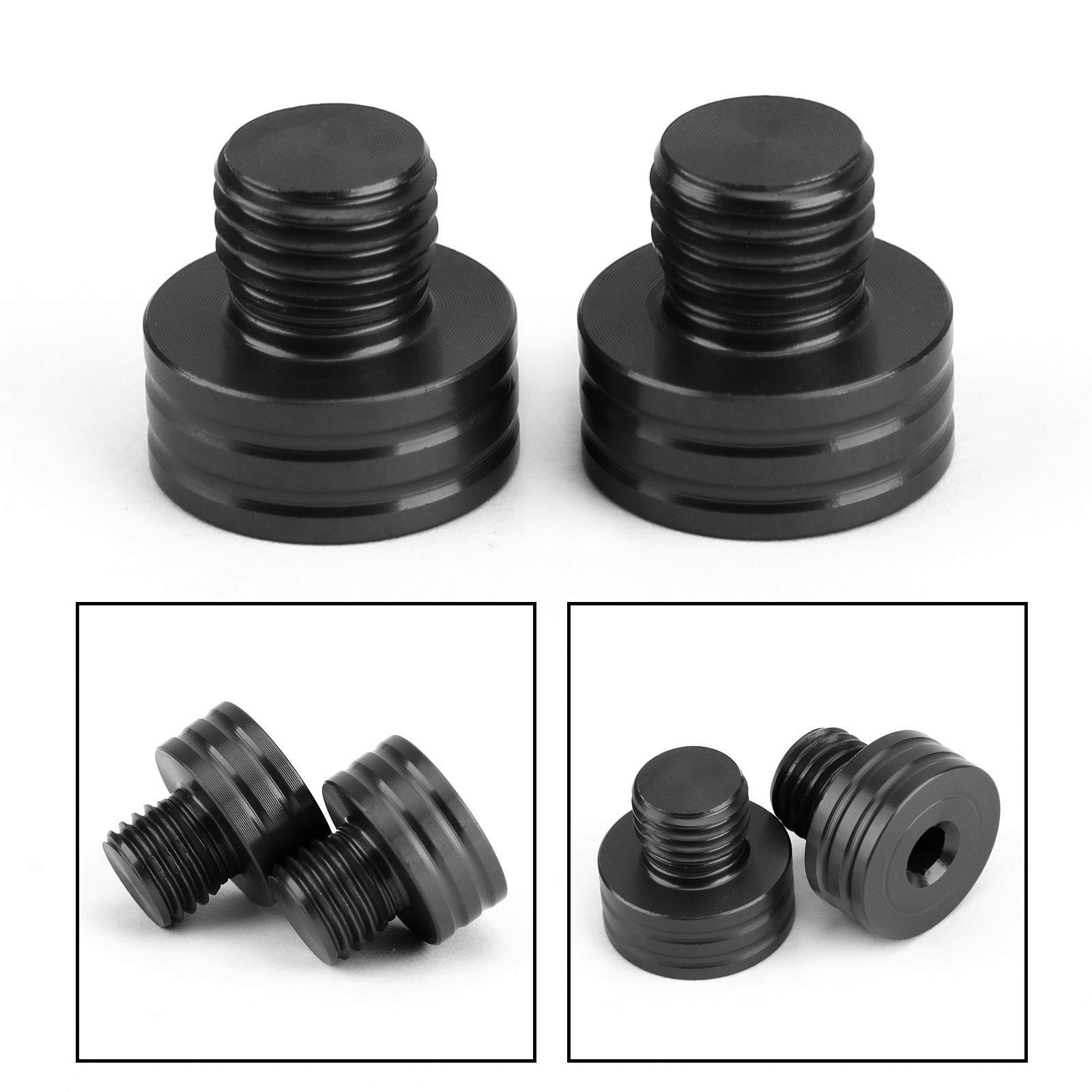 Tornillos para agujeros de espejo M10x1,25mm para Suzuki GSR400 DL650 SV650 GSX-S750 1000 genérico