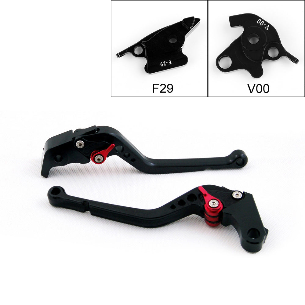 Long Brake Clutch Levers For Honda ST 1300 2008-2012 Black Generic