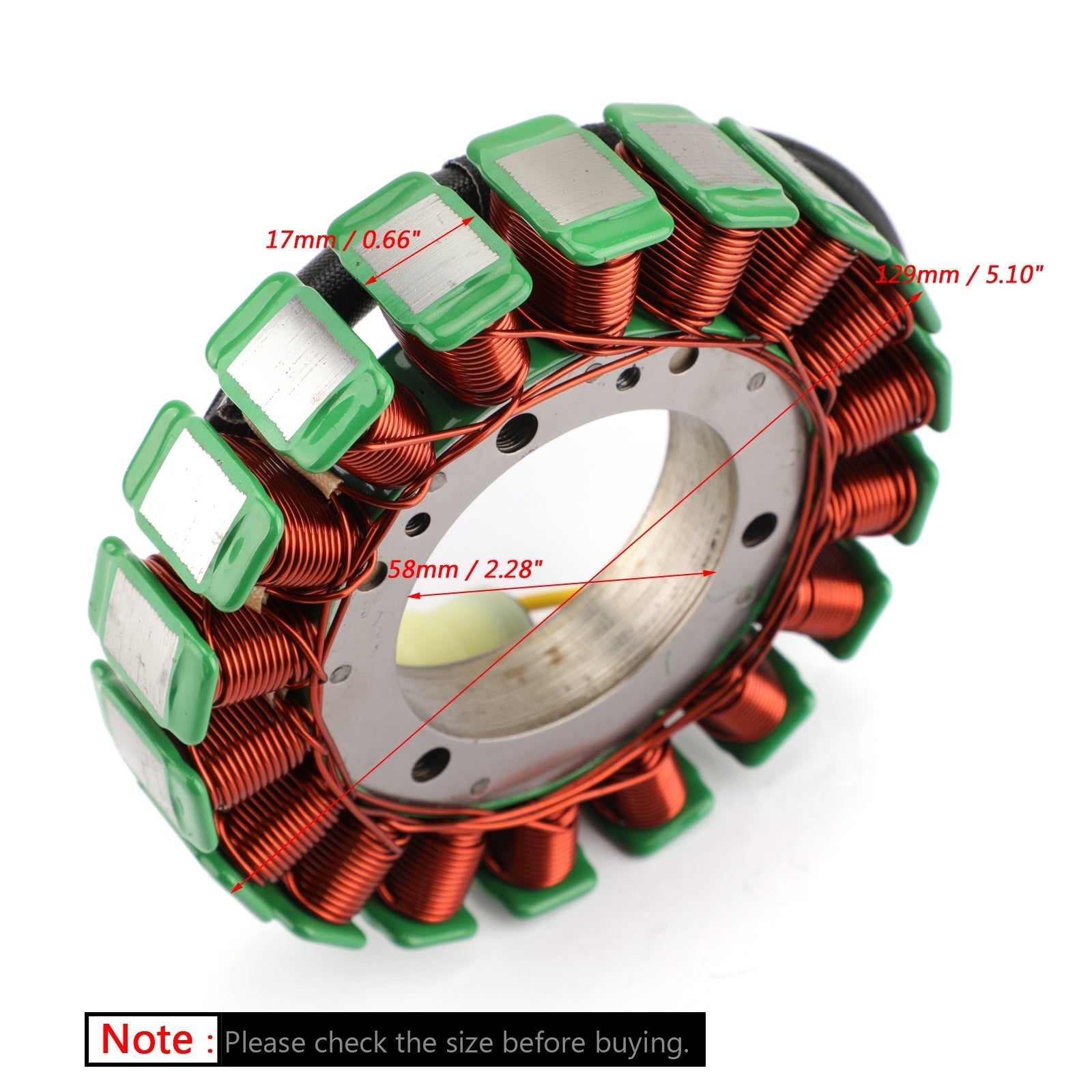 Outboard Stator Battery Charging Coil 18 Poles For Suzuki DF60 DF70 1998-2009 Generic