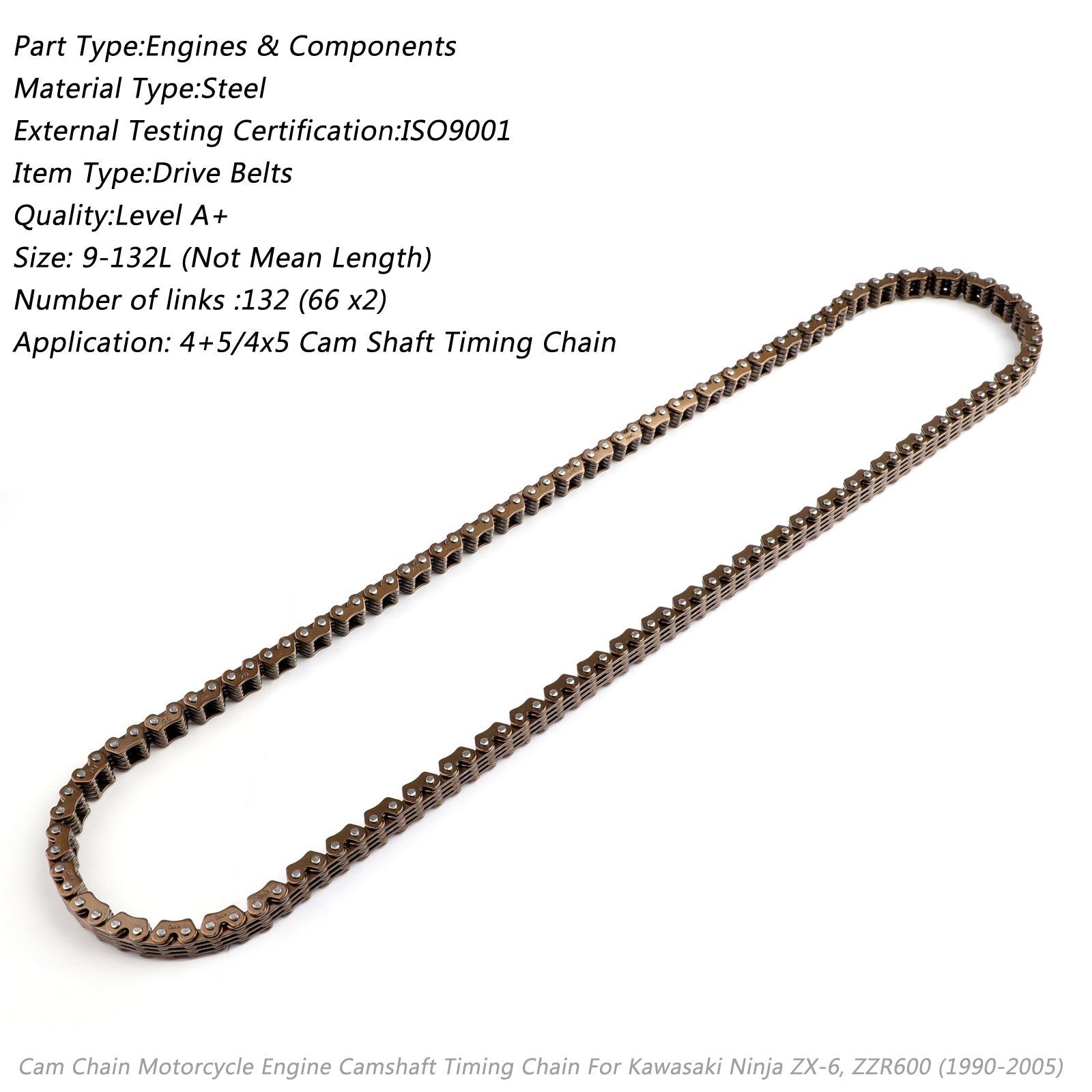 Timing Cam Chain 132L For Suzuki LS650 Savage 650 Boulevard S40 12760-24B00 Generic