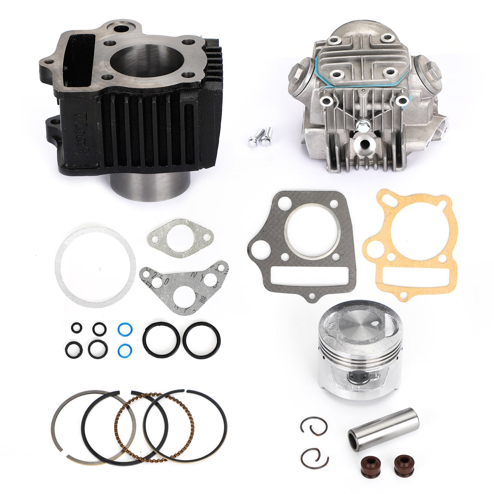 Cylinder Piston Head Top End 70cc For Honda ATC TRX C CL CT XR XL SL CRF 70 S65 Generic