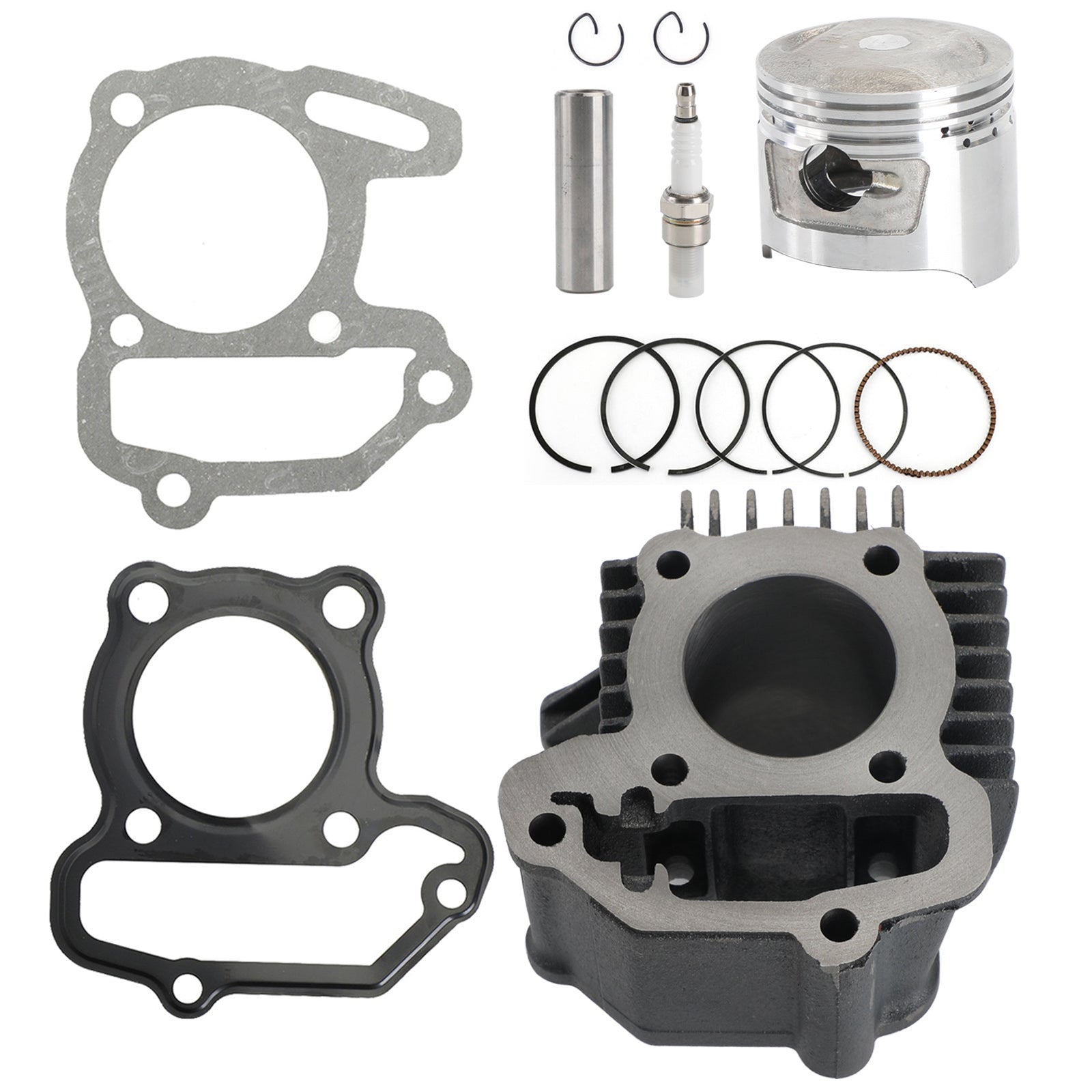 Cylinder Piston Gaskets Top End Kit For Yamaha Raptor 80 YFM80W YFM80R 2002-2008 Generic