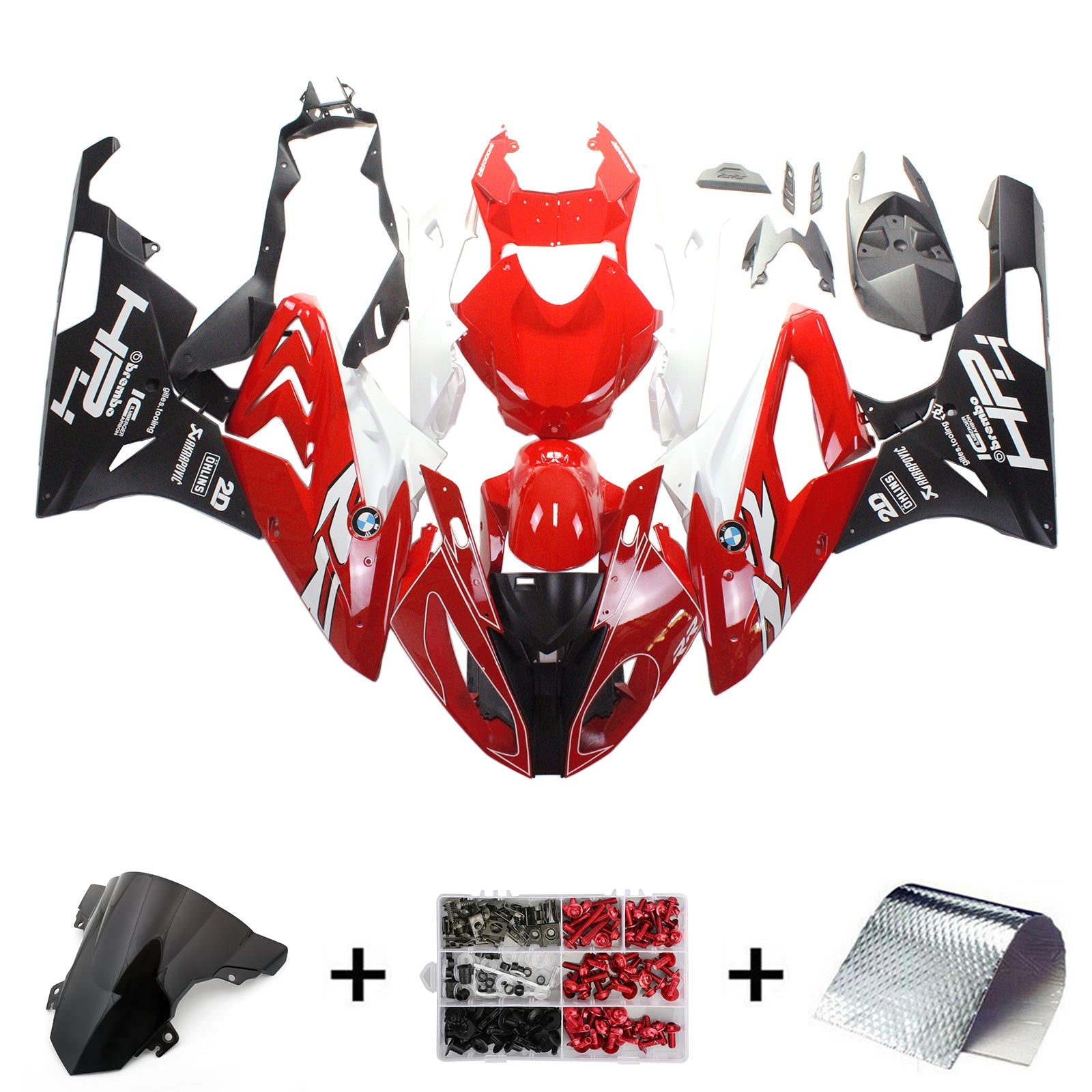 Kit Carenado Para BMW S1000RR 2015-2016 Carrocería Plástico ABS Genérico